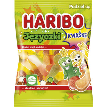 Żelki Haribo Kwaśne Języczki 160g