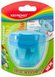 Keyroad Temperówka Tri 3, Plastikowa, Potrójna, Blister, Mix Kolorów - 3