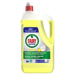 Fairy Płyn do mycia naczyń Lemon, profesjonalny, 5l