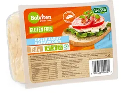 Balviten Chleb Jasny Kanapkowy 190G. Produkt Bezglutenowy