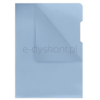 Donau Obwoluta typu L, PP, A4, krystal, 180mikr., niebieska