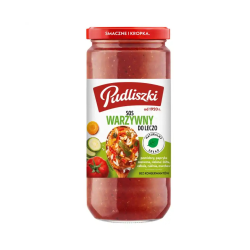 Pudliszki Pomidory krojone z bazylią 400g