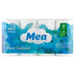Papier Toaletowy Mea Classic Biały Z Nadr 2W 8 Szt. Mw Dobry Wybór
