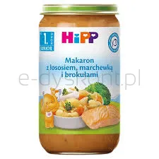 Hipp, Makaron Z Łososiem, Marchewką I Brokułami, 250 G