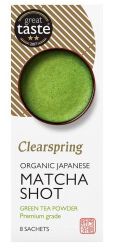 Clearspring Matcha Japońska Premium Grade  (Sproszkowana) Bio 8 X 1 G
