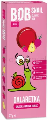 Przekąska Galaretka Gruszka Malina Burak 27G
