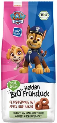 Kółeczka Śniadaniowe Jabłko-Kakao Bio 125 G Psi Patrol