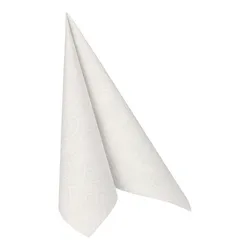 Serwetki, "ROYAL Collection", składane w 1/4, 40 cm x 40 cm, białe, "Casali", 50 szt.