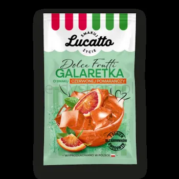 Lucatto Galaretka Czerwona Pomarańcza 70G