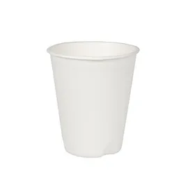 Kubeczki z trzciny cukrowej "pure" 0,2 l Ř 8 cm · 9,1 cm kolor: biały do gorących napojów 40 szt.