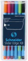 Schneider Zestaw Długopisów W Etui Slider Edge, Xb, 6 Szt., Miks Kolorów