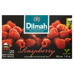 Dilmah Herbata Raspberry Flavoured Black Tea 20X2 G