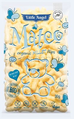 Chrupki kukurydziano-jaglane Mateo od 7 miesiąca BEZGL. BIO 30 g