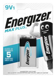 Energizer Bateria Max Plus, E, 6LR61, 9V