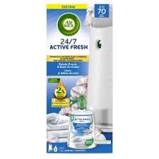 Air Wick Odświeżacz Powietrza Active Fresh Świeże Pranie I Biała Orchidea Komplet 228 Ml