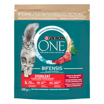 Karma Kot Purina One Sterilcat Wołowina450 G Nestle