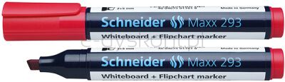 Schneider Marker Do Tablic Maxx 293, Ścięty, 2-5Mm, Czerwony 