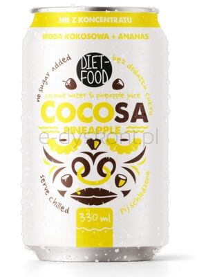 Woda kokosowa z Sokiem z ananasa NFC 330 ml SK