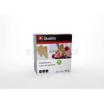 TGQ Wafle w kształcie serca 700 g