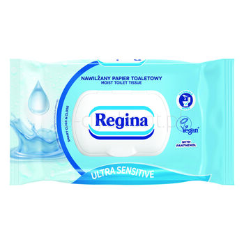 Regina Papier Nawilżany Ultra Sensitive 42 Sztuki