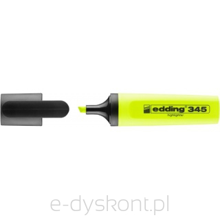 Zakreślacz e-345 EDDING, 2-5mm, żółty