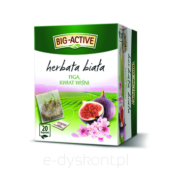 Big Active Herbata Czarna Aromatyzowana O Smaku Mango I Cytryny. 20 Torebek X 2G