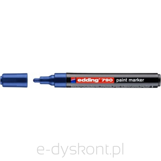Marker olejowy e-790 EDDING, 2-3mm, niebieski