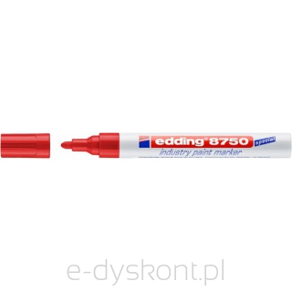 Marker olejowy przemysłowy e-8750 EDDING, 2-4mm, czerwony