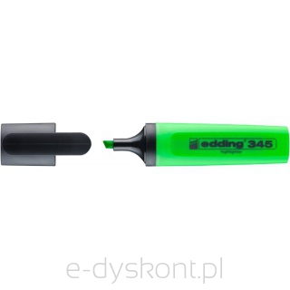 Zakreślacz e-345 EDDING, 2-5mm, zielony