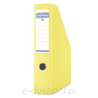 Pojemnik na dokumenty DONAU, PP, A4/75mm, żółty