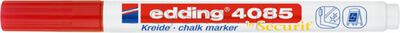 Marker kredowy e-4085 EDDING, 1-2 mm, czerwony